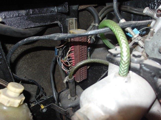 2002 coté branchement électrique moteur