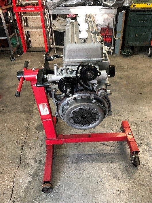 2009 moteur assemblé sur sa chèvre